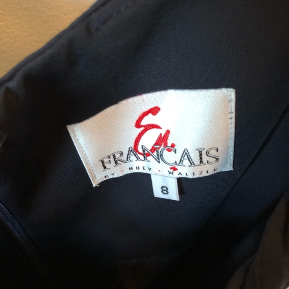 Navy cocktail dress - Picture 3 of 7